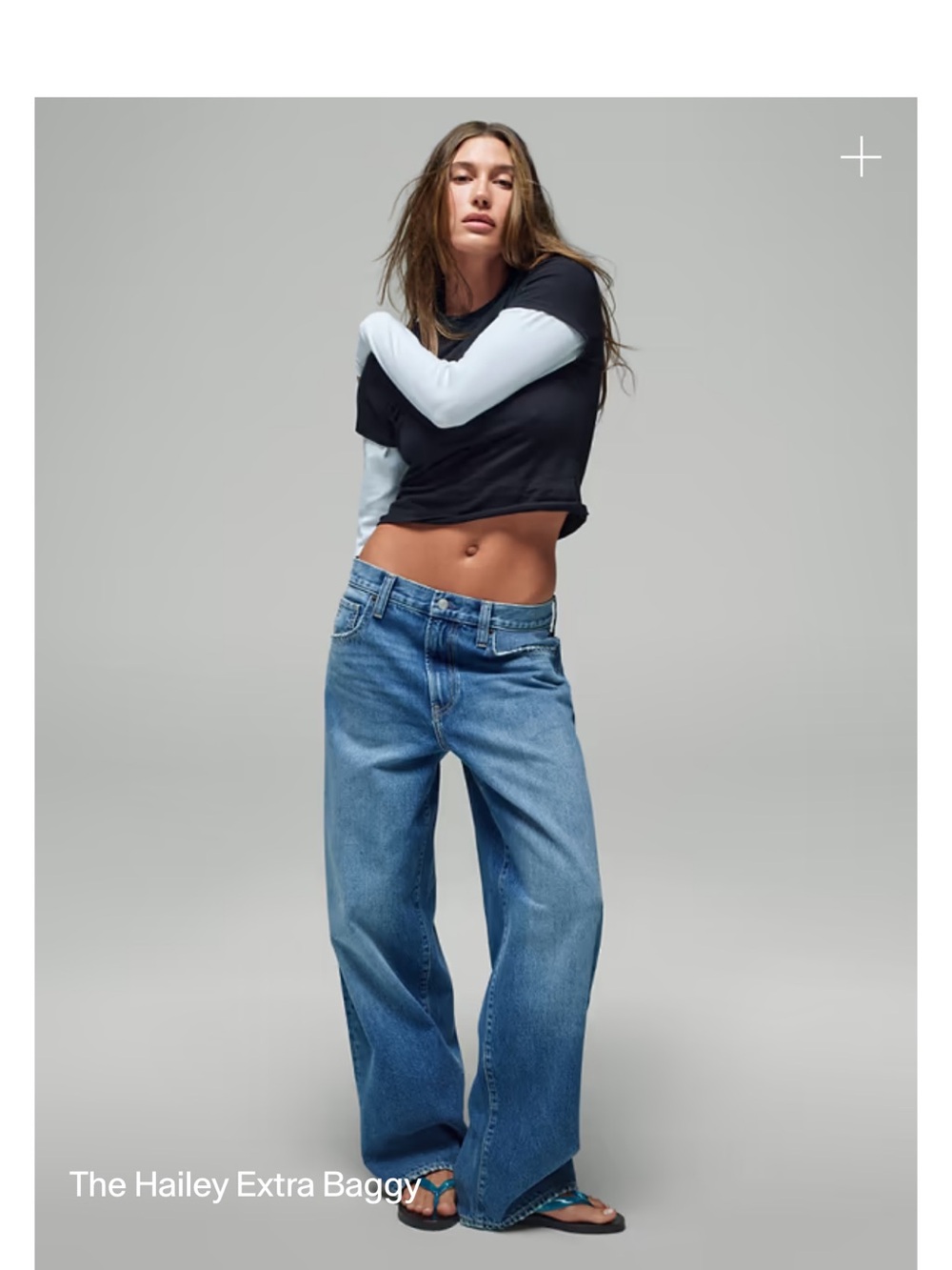 Hailey Extra Baggy Women’s Jeans - Medium Blue
